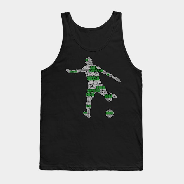 Soccer Player I Leisure Time Soccer Player Tank Top by Shirtjaeger